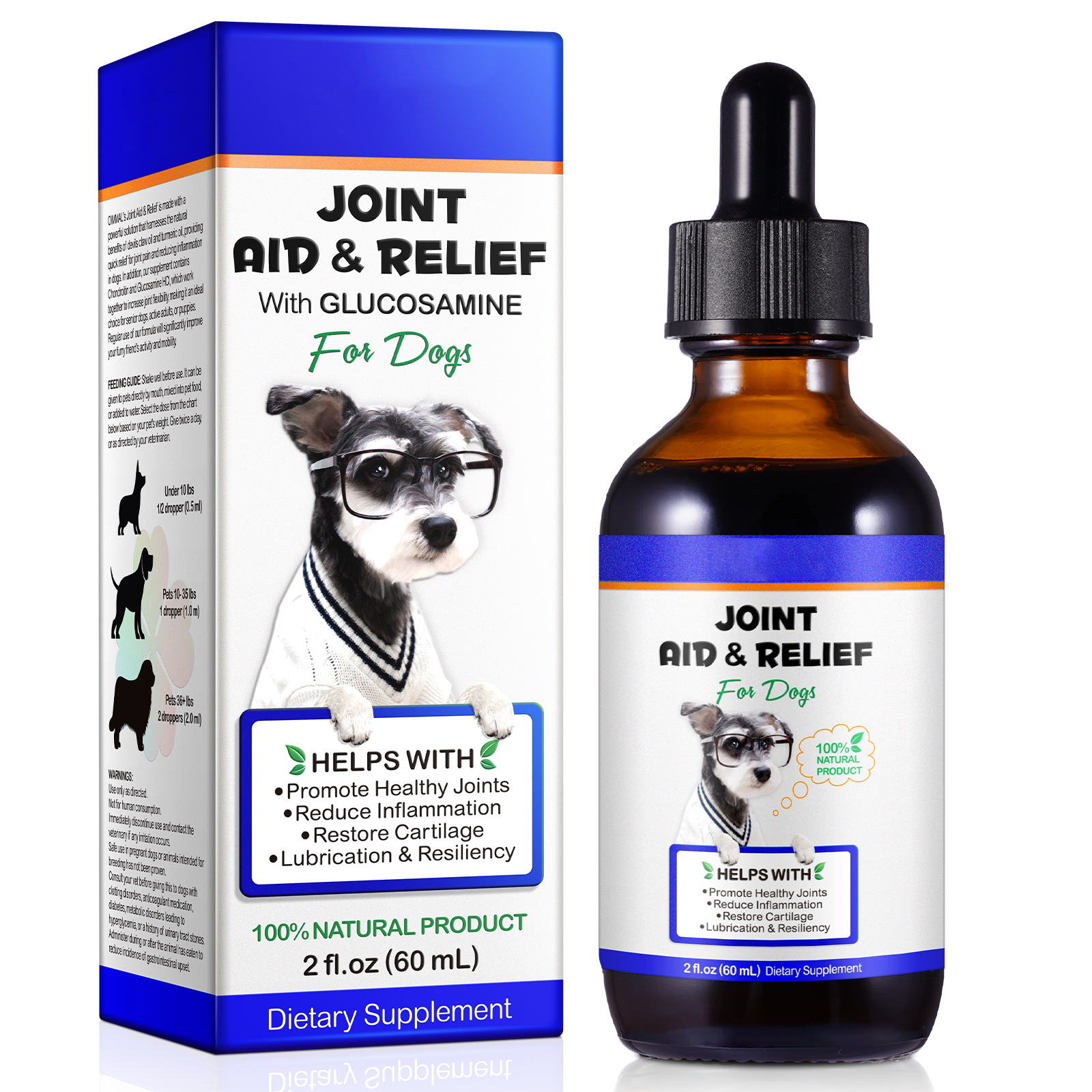 Oimmal Joint Aid & Relief Drops for Dogs