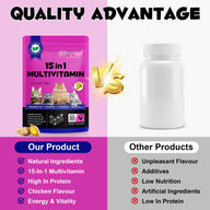 Oimmal Cat 15in1 Multivitamin Chews 100g - 2Pack