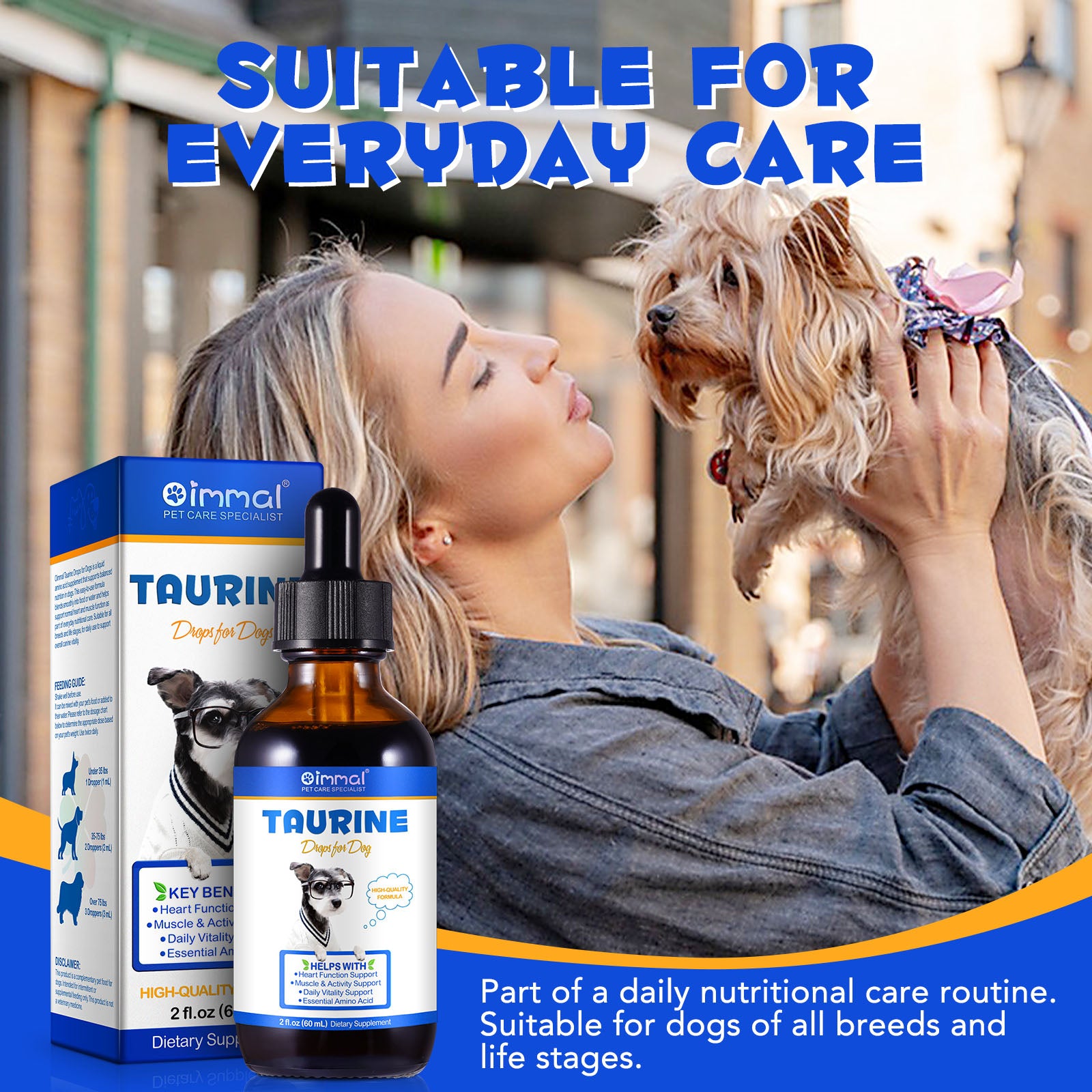 Oimmal Taurine Drops for Dog - 1Pack