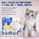 Oimmal Cat Calming Pheromone Diffuser Kit - 4 Bottles