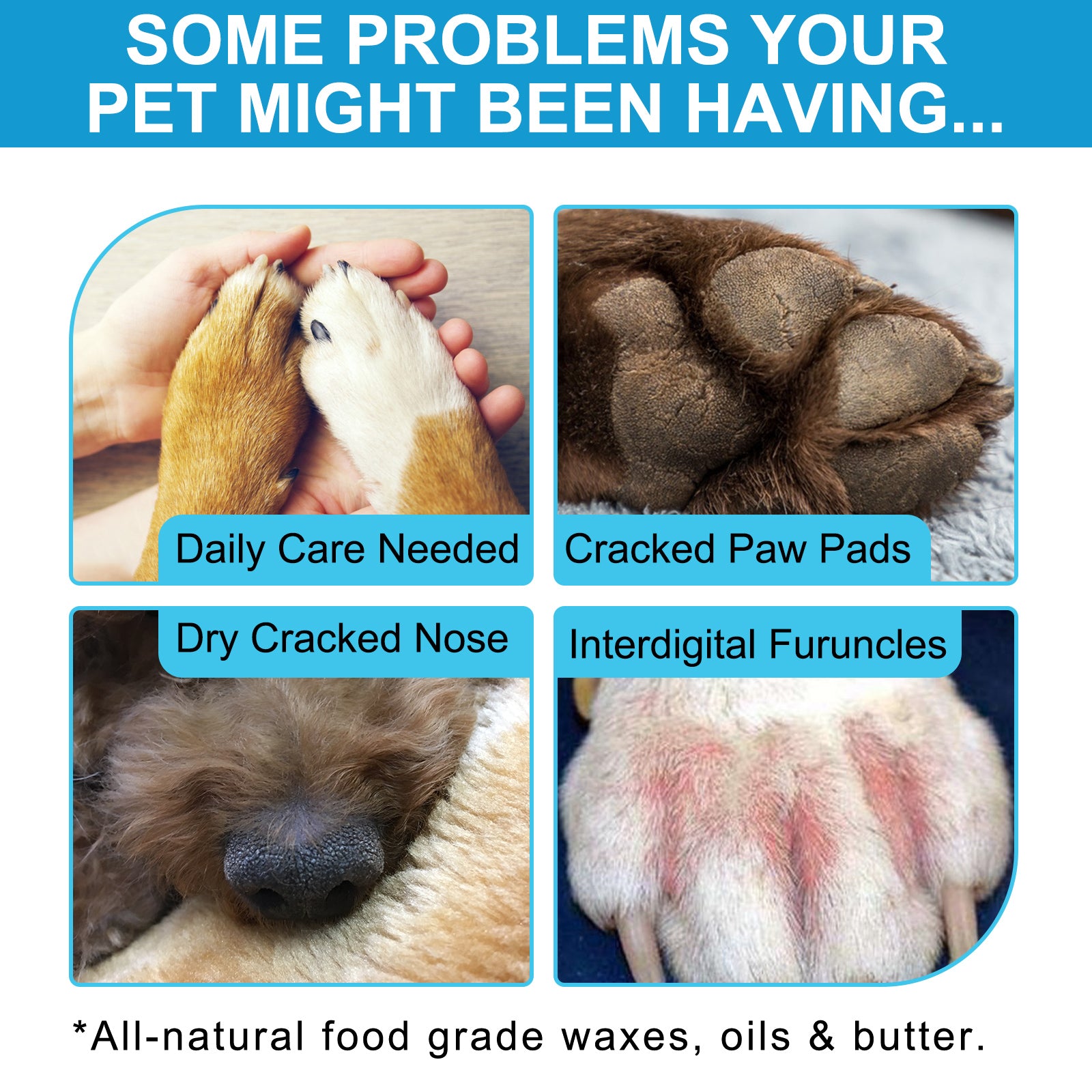 Oimmal Pet Paw Balm Stick - 2Pack