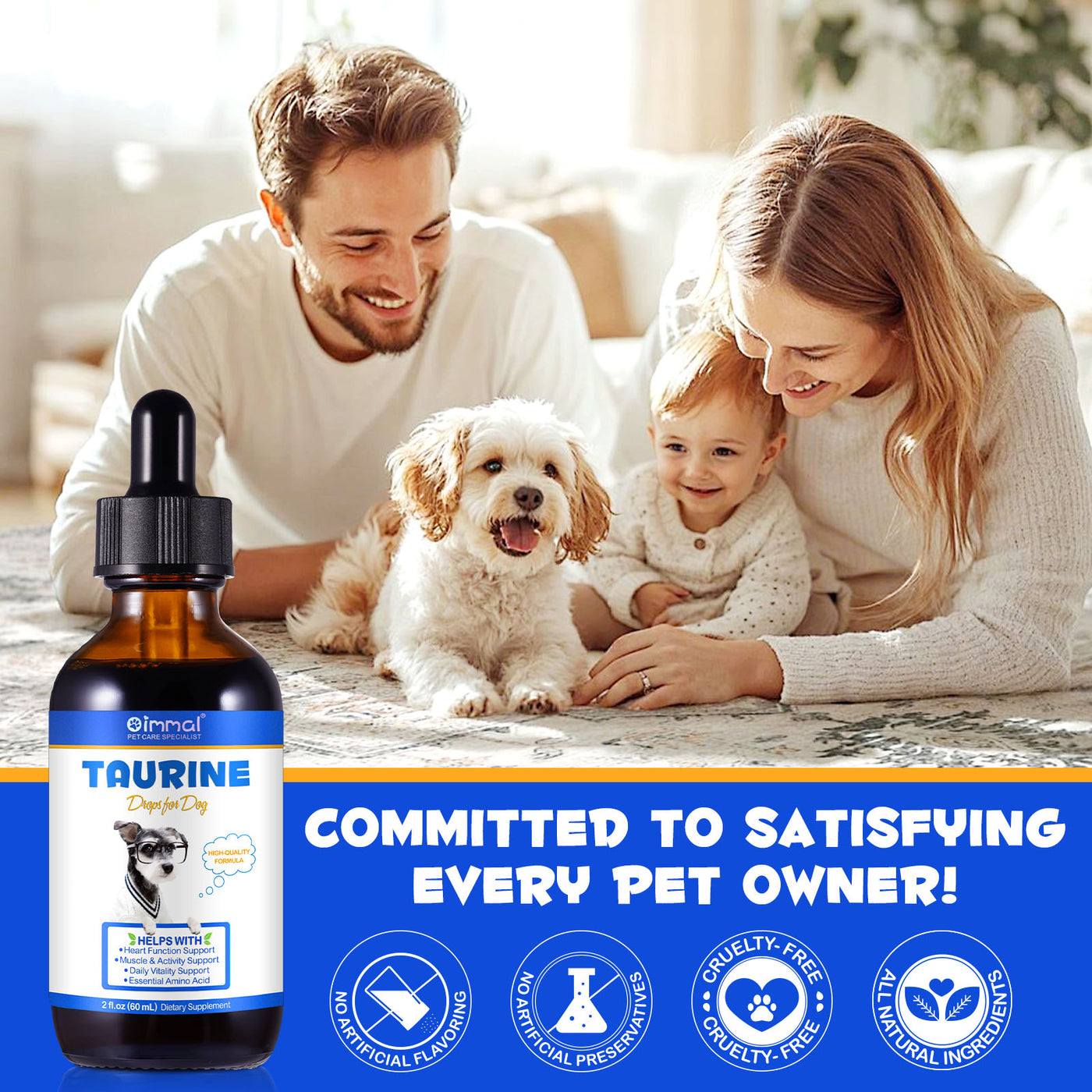 Oimmal Taurine Drops for Dog - 1Pack