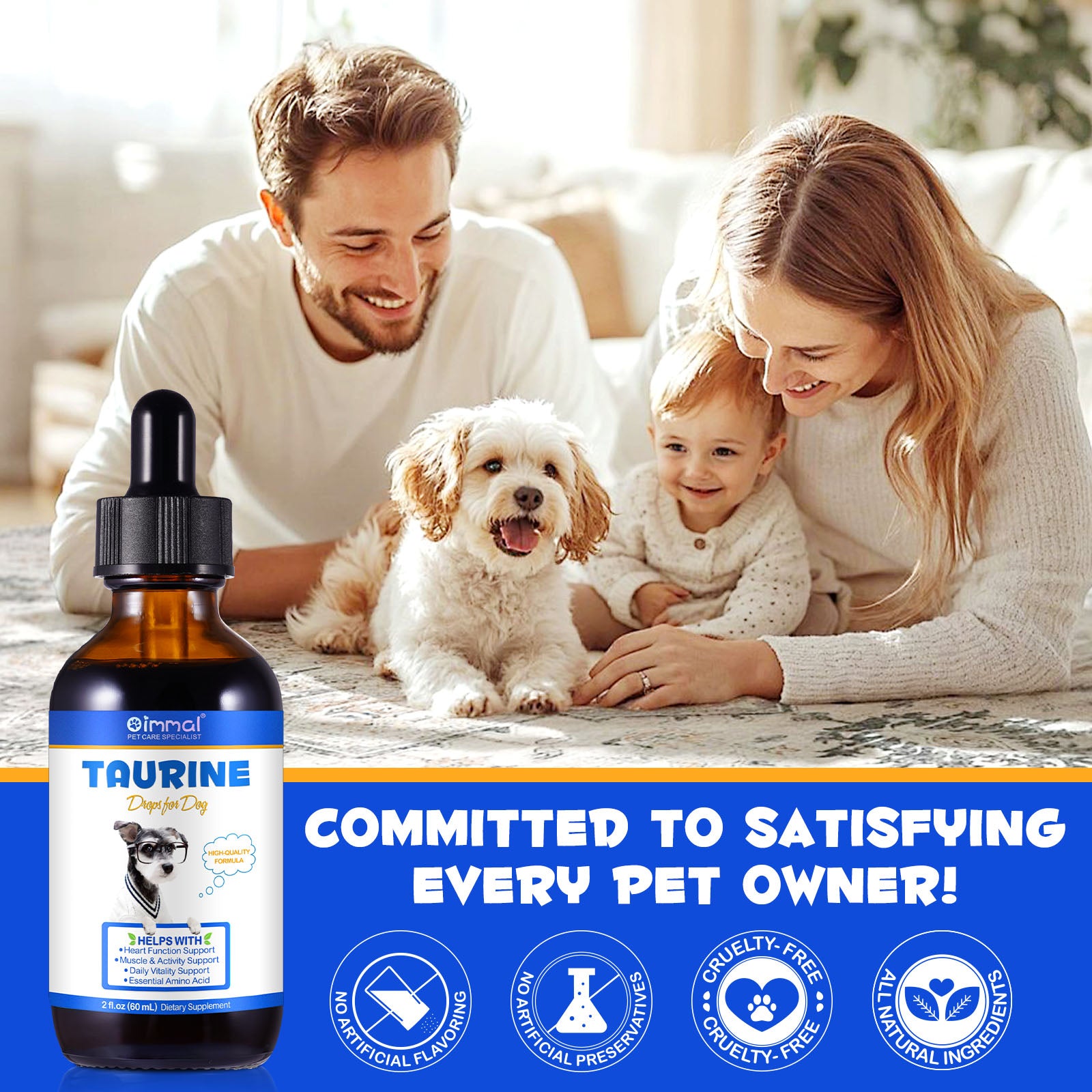 Oimmal Taurine Drops for Dog - 1Pack