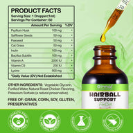 Oimmal Cat Hairball Support Drops 60ml - 1Pack