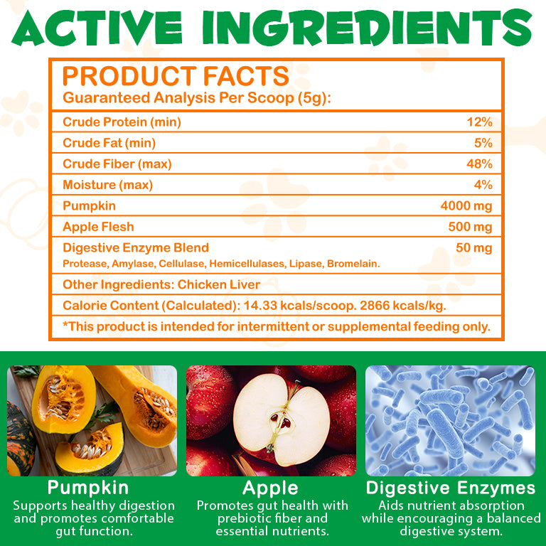 Oimmal Pet Pumpkin Powder 200g - 1Pack