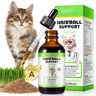 Oimmal Cat Hairball Support Drops 60ml - 1Pack