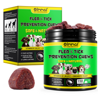 Oimmal 150pcs Dog Flea & Tick Chews (Peking Duck Flavor) - 3Pack