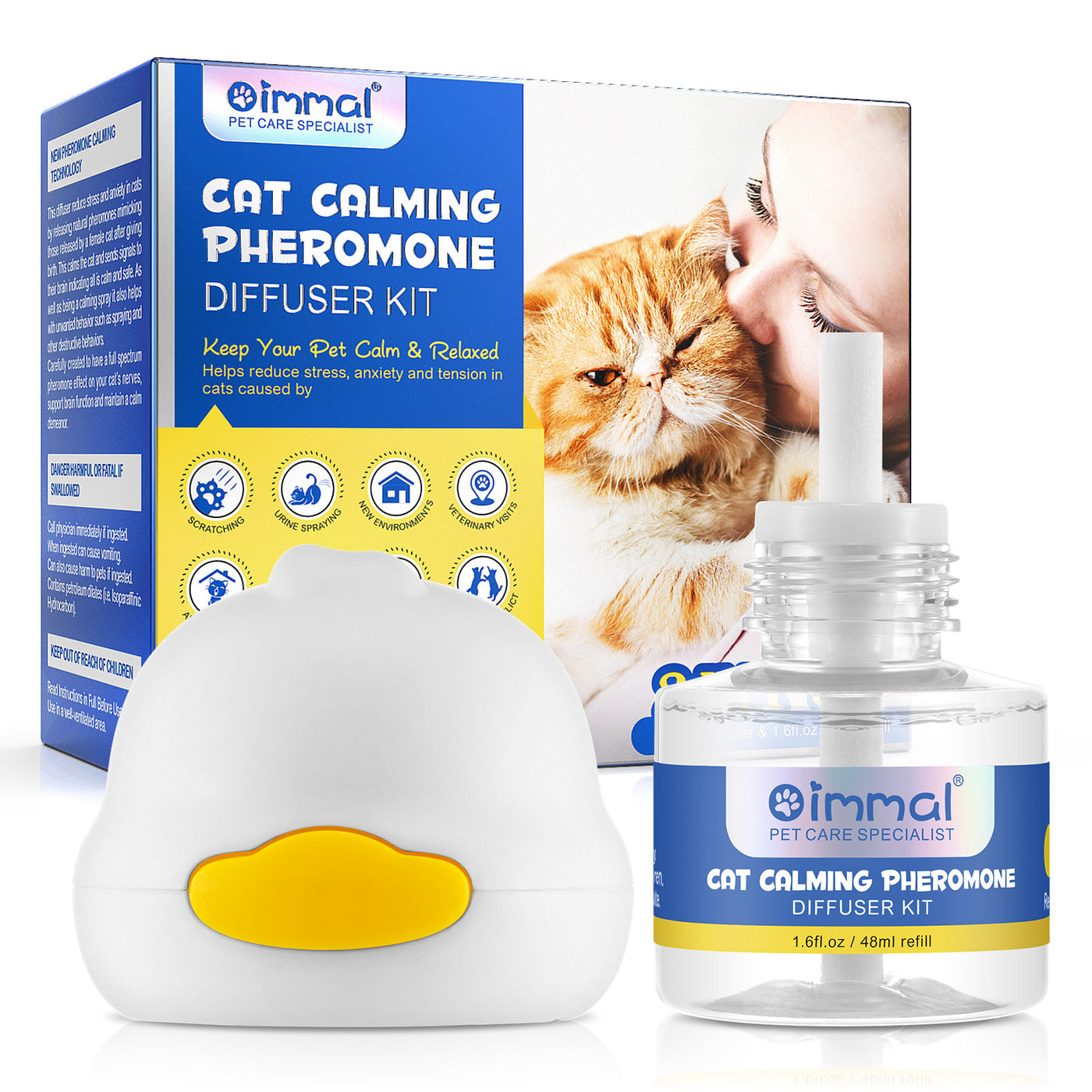 Oimmal Cat Calming Pheromone Diffuser Kit · oimmal
