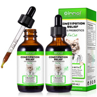 Oimmal Constipation Relief Drops for Cat - 2Pack