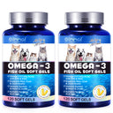 Oimmal Omega-3 Fish Oil Soft Gels for Pets - 2 Packs