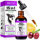 Oimmal 15 in 1 Multivitamin Drops for Dogs - LOT of 2