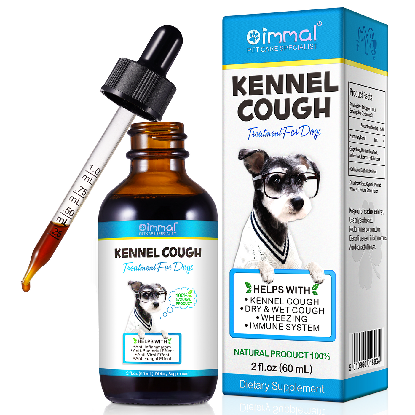 Oimmal Kennel Cough Treatment for Dogs oimmal