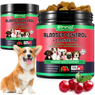 Oimmal 150pcs Dog Bladder Control Chews (Peking Duck Flavor) - 2Pack