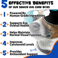 Oimmal Eye Care Soft Chews for Dogs - 2 Packs