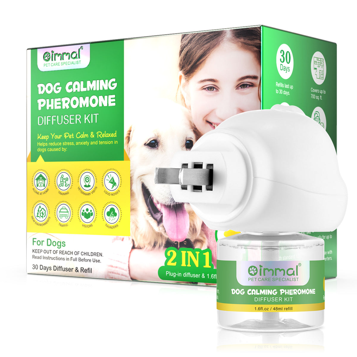 Dpg Diffuser Oimmal Dog Calming Pheromone Diffuser Kit · oimmal