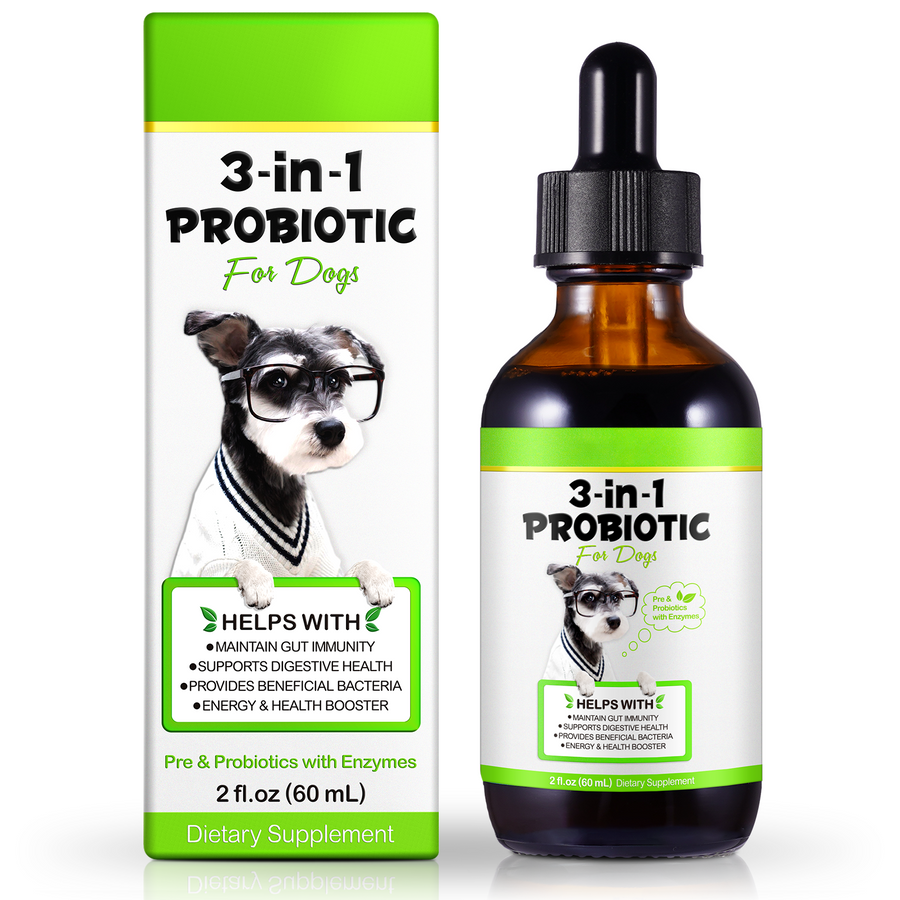 Oimmal 3-in-1 Probiotic Drops for Dogs