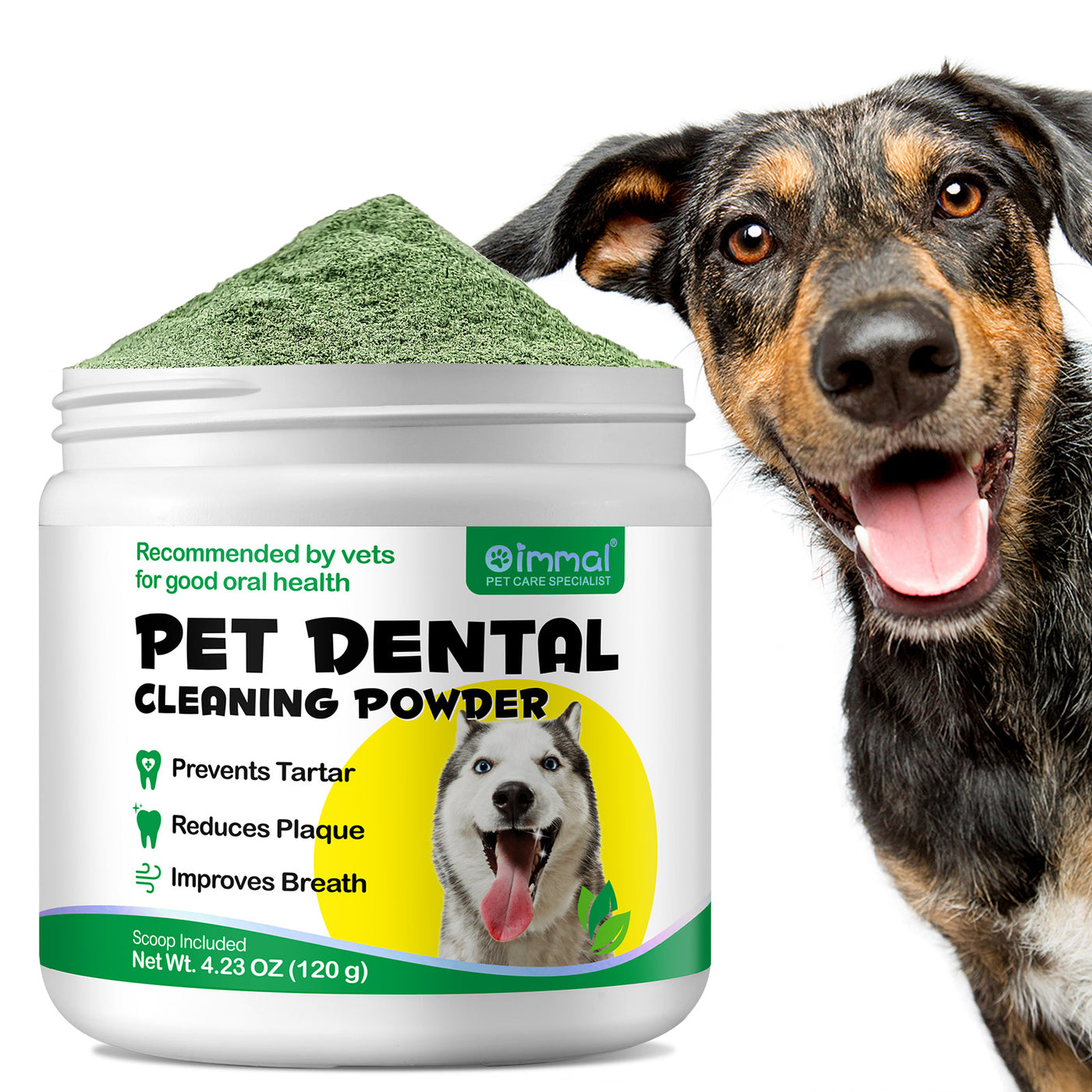 Oimmal Pet Dental Cleaning Powder 120g