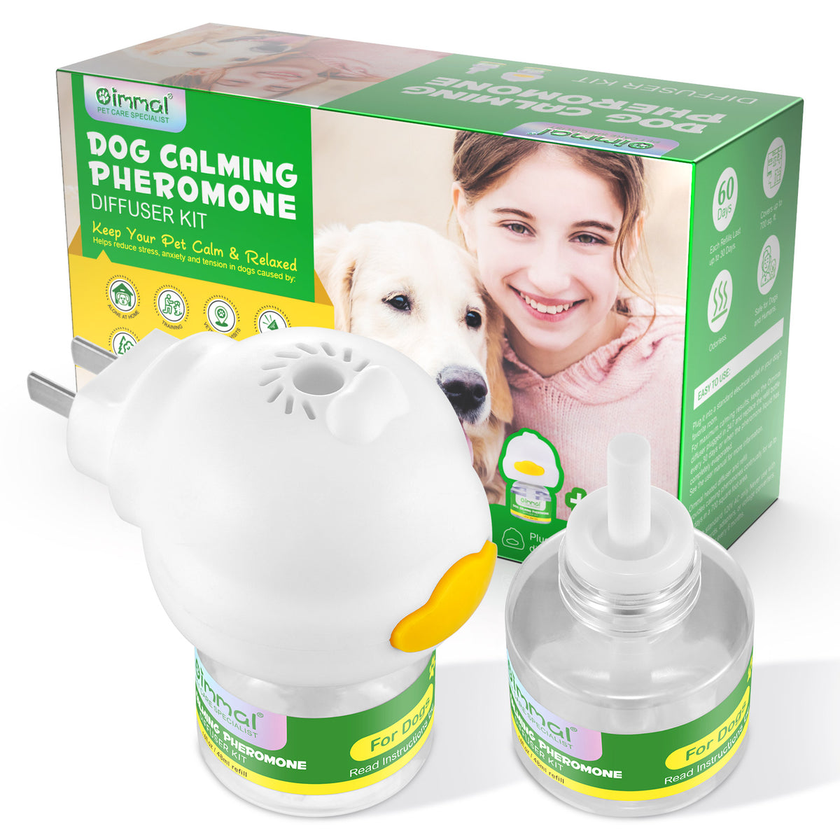 Dpg Diffuser Oimmal Dog Calming Pheromone Diffuser Kit - 4 Packs · oimmal