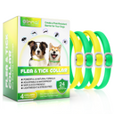 Oimmal Flea & Tick Collar for Dogs (4 Collars) - Green&Yellow