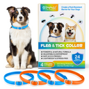 Oimmal Flea & Tick Collar for Dogs (4 Collars) - Blue&Orange