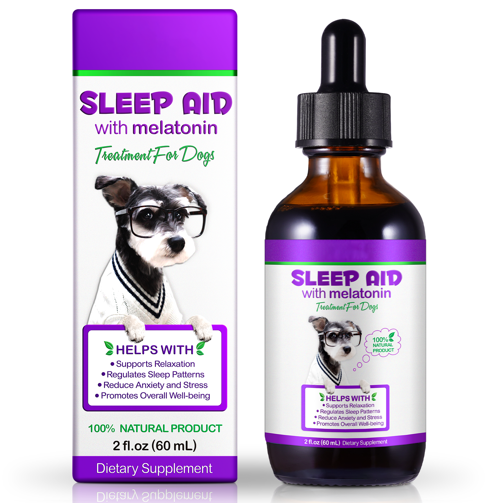 Oimmal Sleep Aid Drops for Dogs