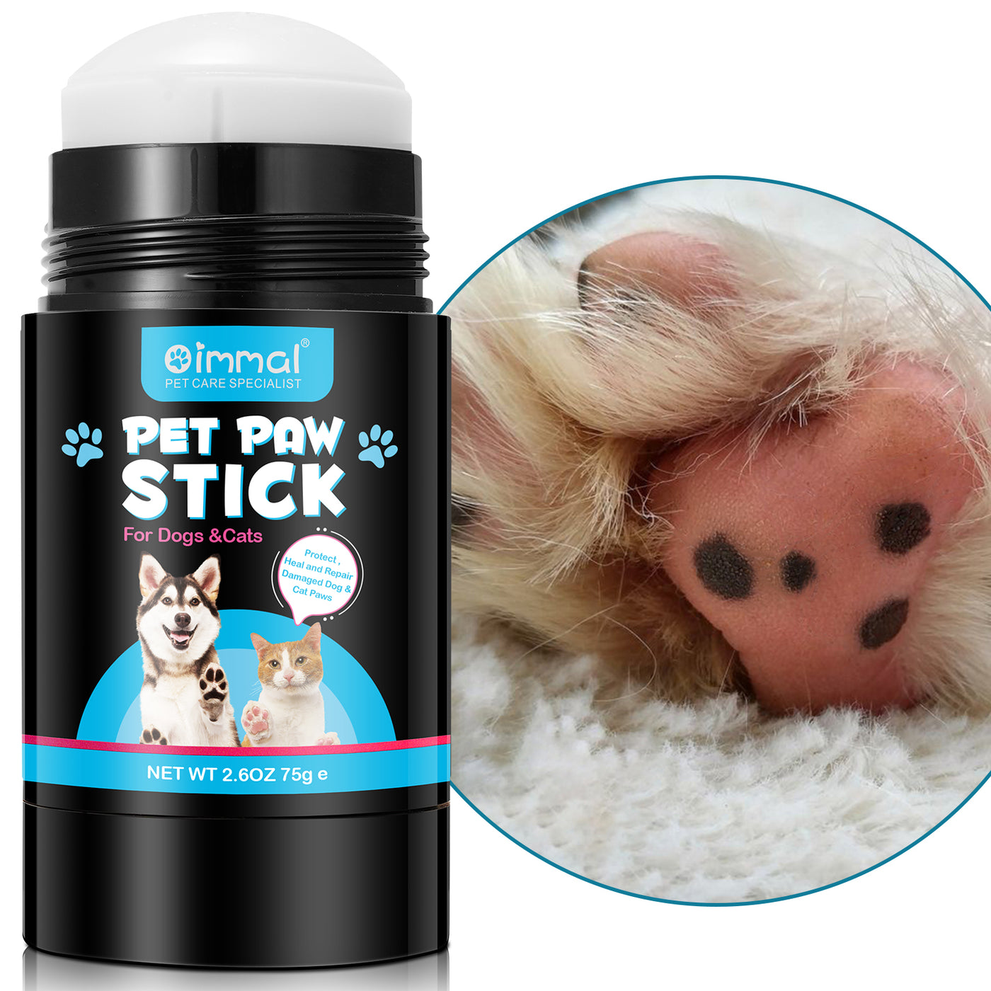Oimmal Pet Paw Balm Stick - 2Pack