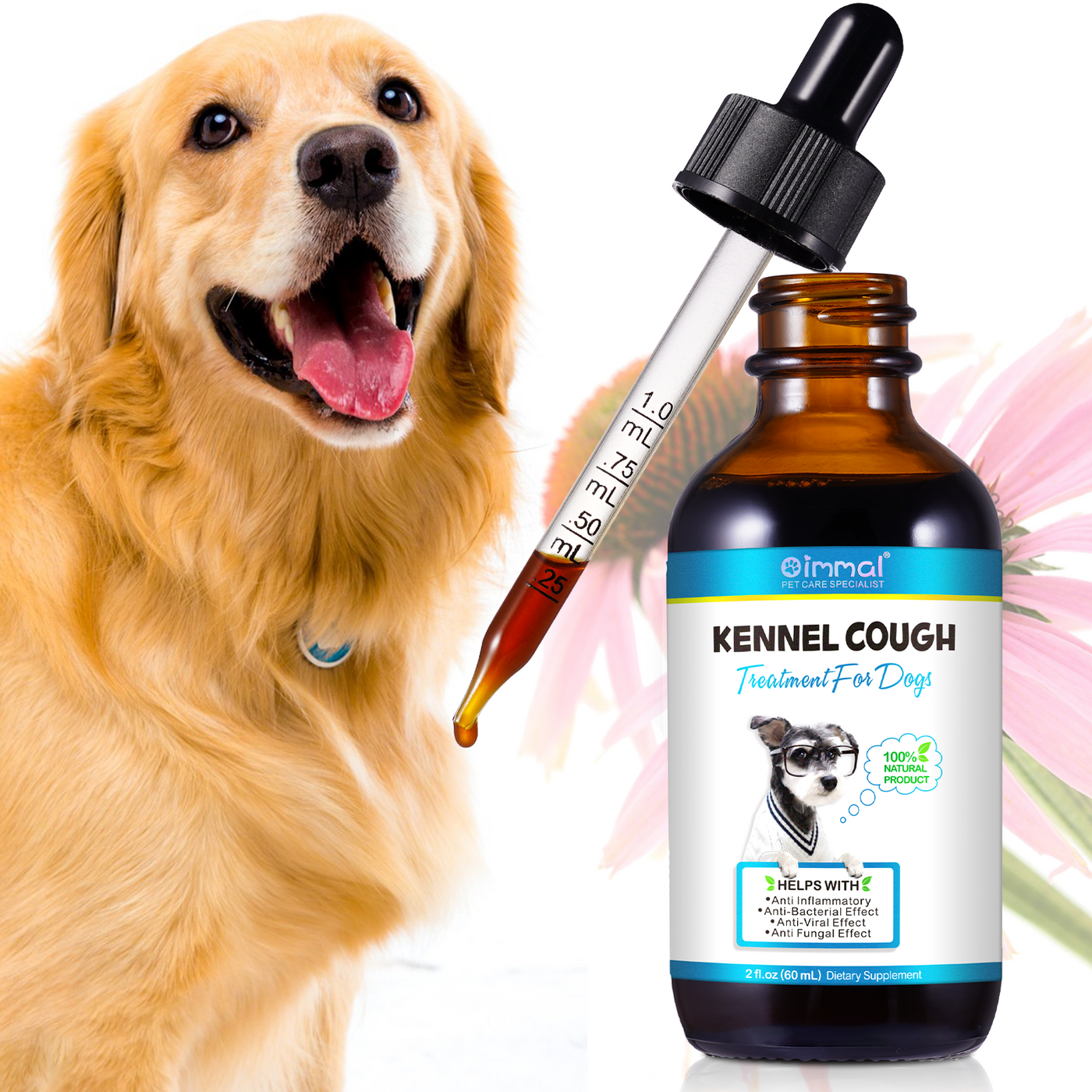 Oimmal Kennel Cough Treatment for Dogs oimmal
