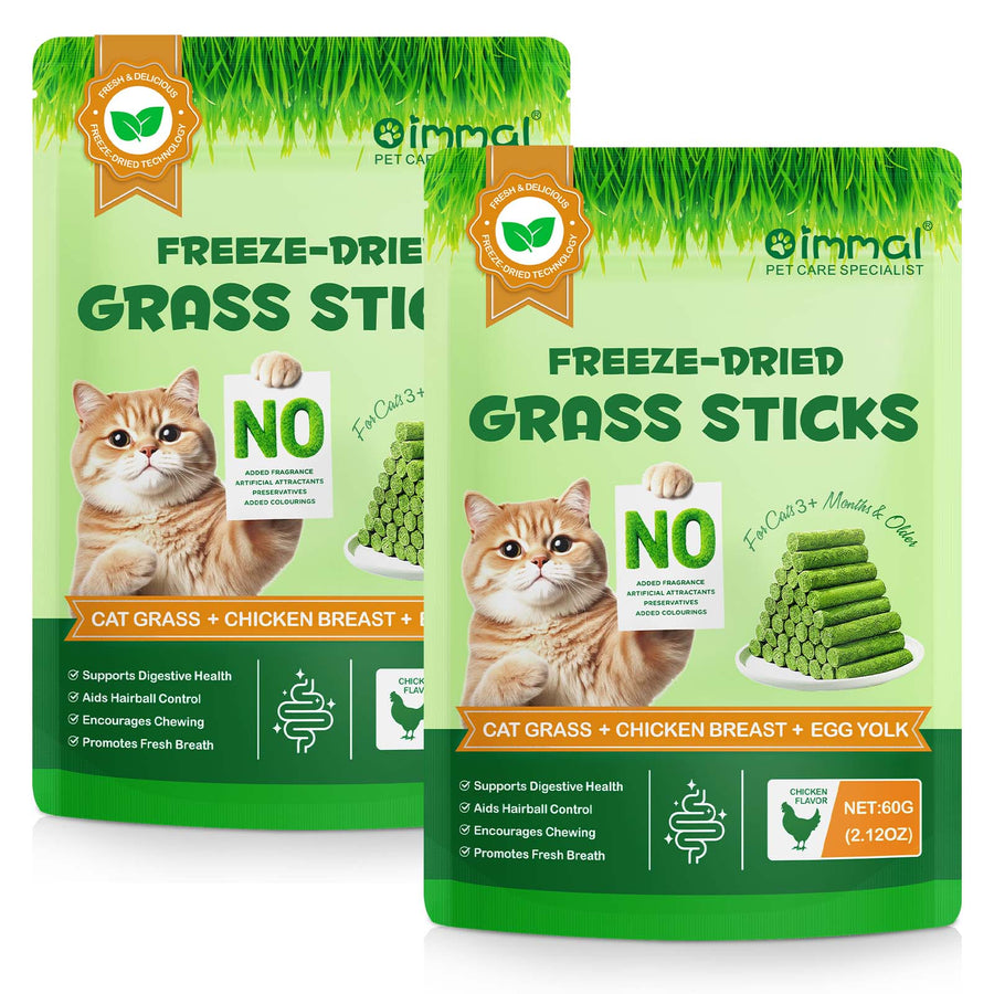 Oimmal Cat Grass Stick 60g - 2Pack