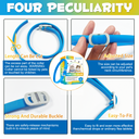 Oimmal Flea & Tick Collar for Cats (4 Collars) - Blue&Orange