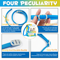 Oimmal Flea & Tick Collar for Cats (4 Collars) - Blue&Orange