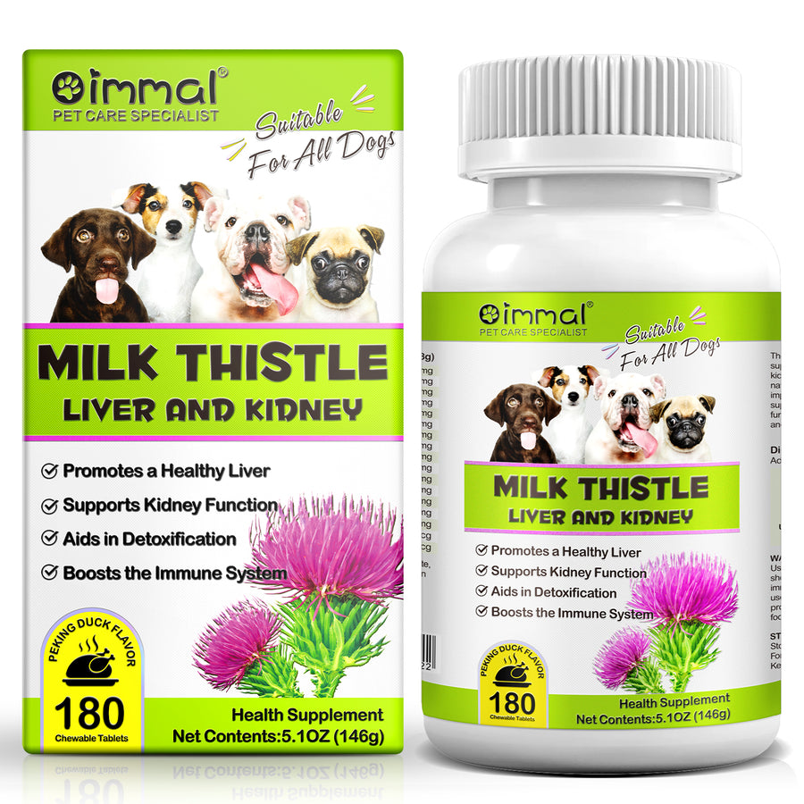 Oimmal Milk Thistle Supplement for Dogs