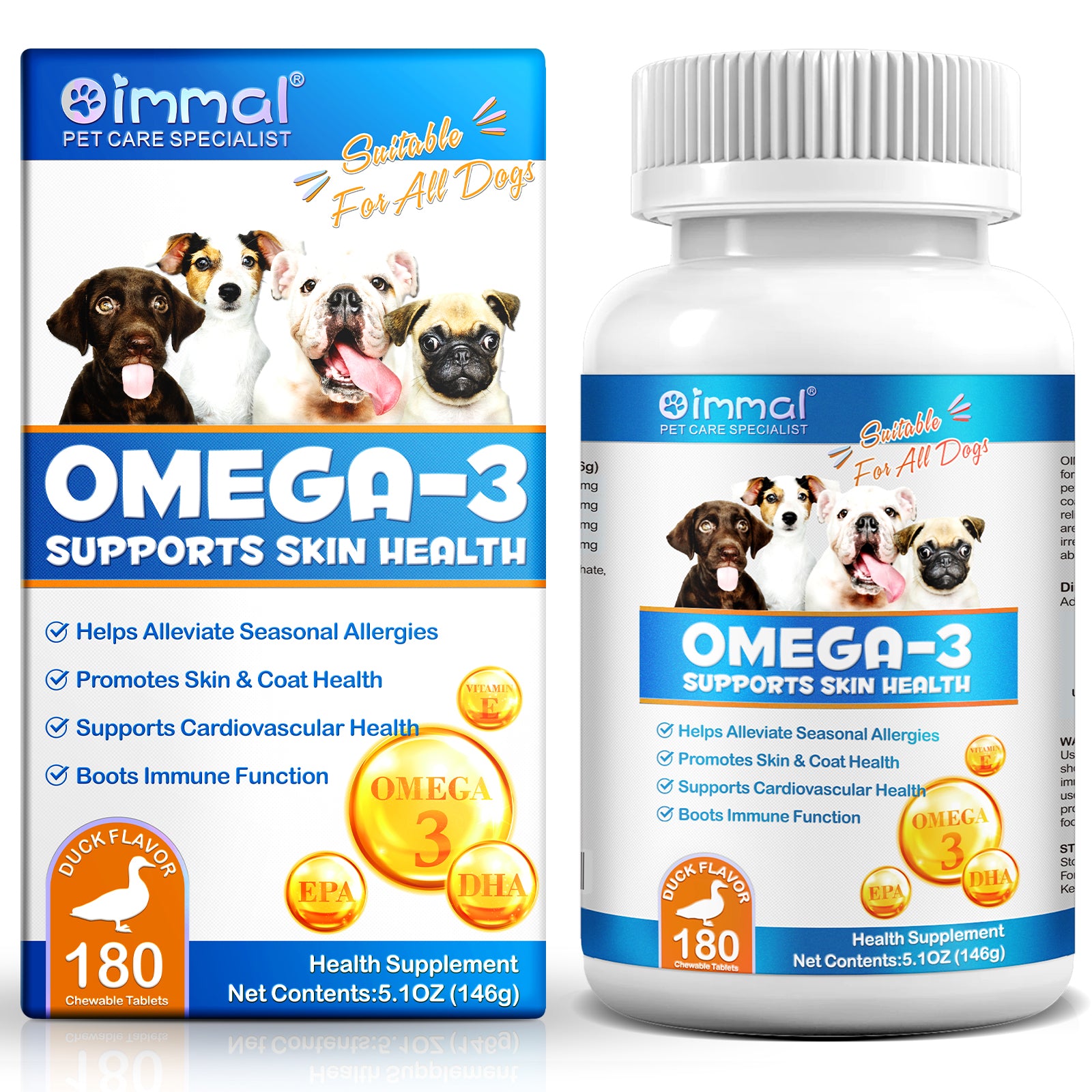 Oimmal Omega-3 Supplement for Dogs