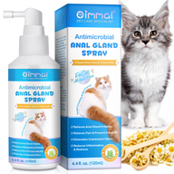 Oimmal Antimicrobial Anal Gland Spray for Cat - 2Pack