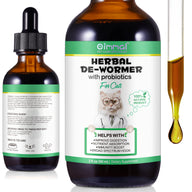 Oimmal Herbal De-Wormer Drops for Cat - 2Pack