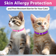 Oimmal Flea & Tick Collar for Cats (4 Collars) - Pink&Purple