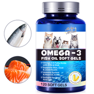 Oimmal Omega-3 Fish Oil Soft Gels for Pets