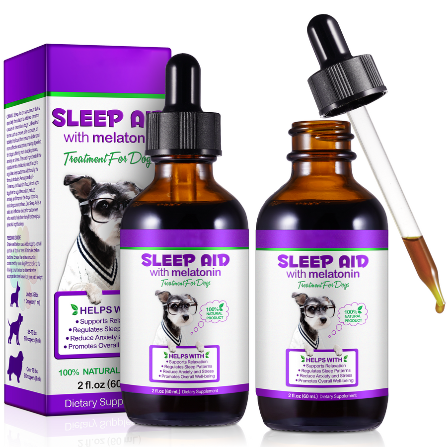 Oimmal Sleep Aid Drops for Dogs - LOT of 2