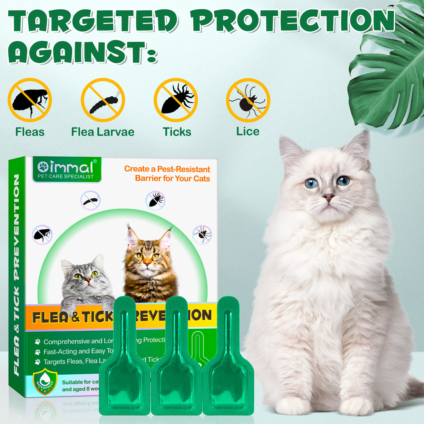 Oimmal Flea & Tick Prevention (6P) - 2Pack