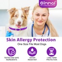 Oimmal Flea & Tick Collar for Dogs (4 Collars) - Pink&Purple