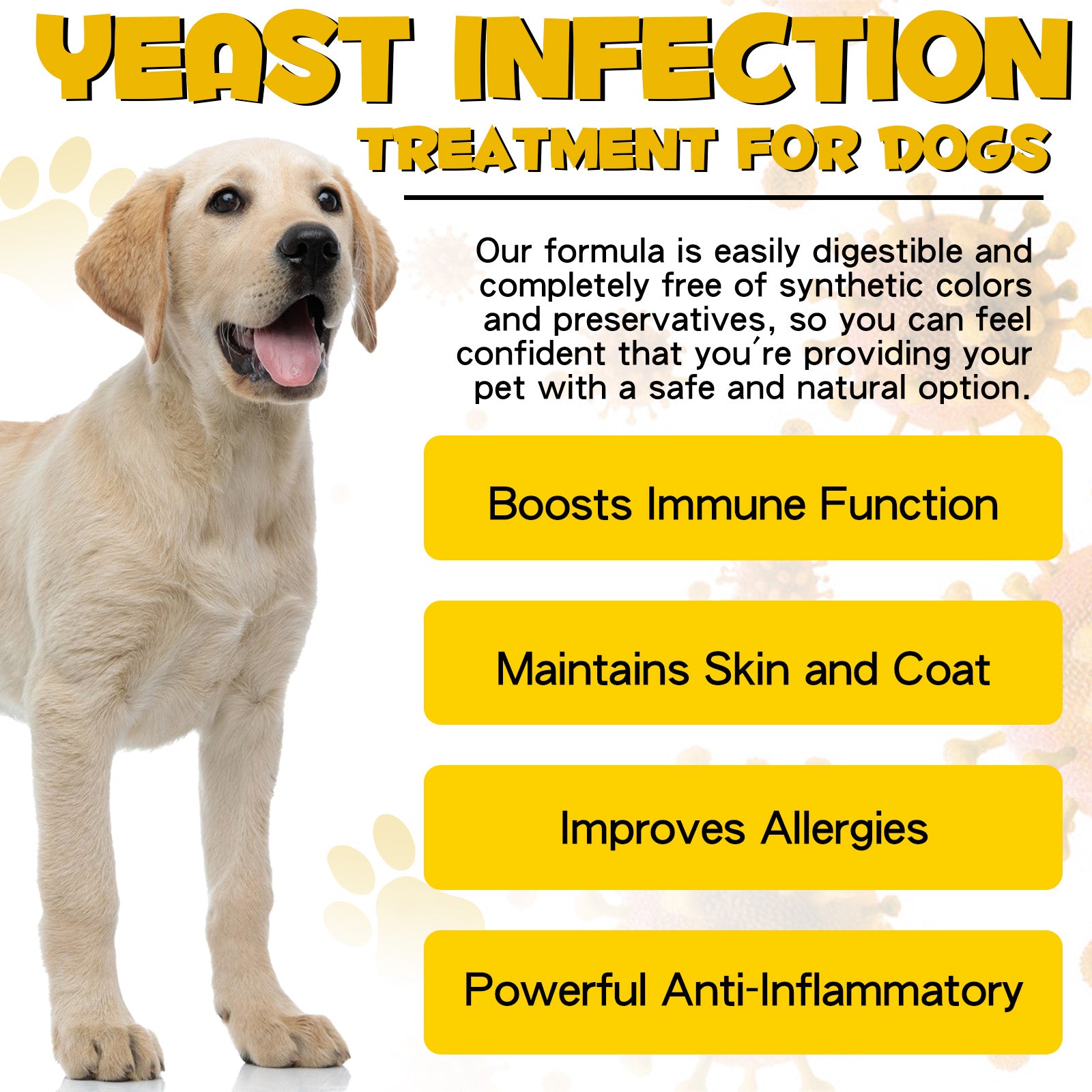 Oimmal Yeast Infection Treatment Drops for Dogs