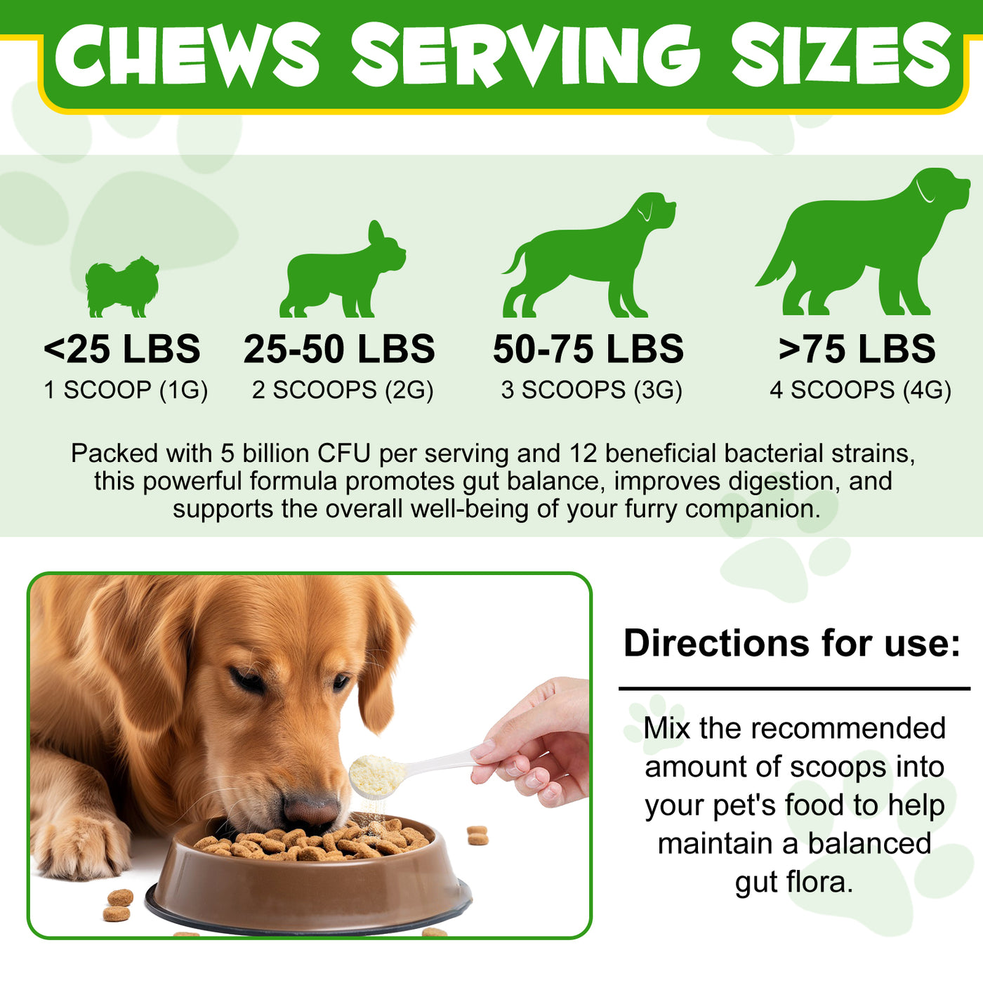 Oimmal Dog Probiotics Powder 120g - 1Pack