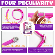 Oimmal Flea & Tick Collar for Cats (4 Collars) - Pink&Purple