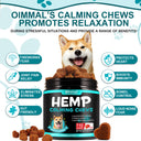 Oimmal Hemp Calming Chews / Bacon Flavor - 2 Packs