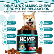 Oimmal Hemp Calming Chews / Bacon Flavor - 2 Packs