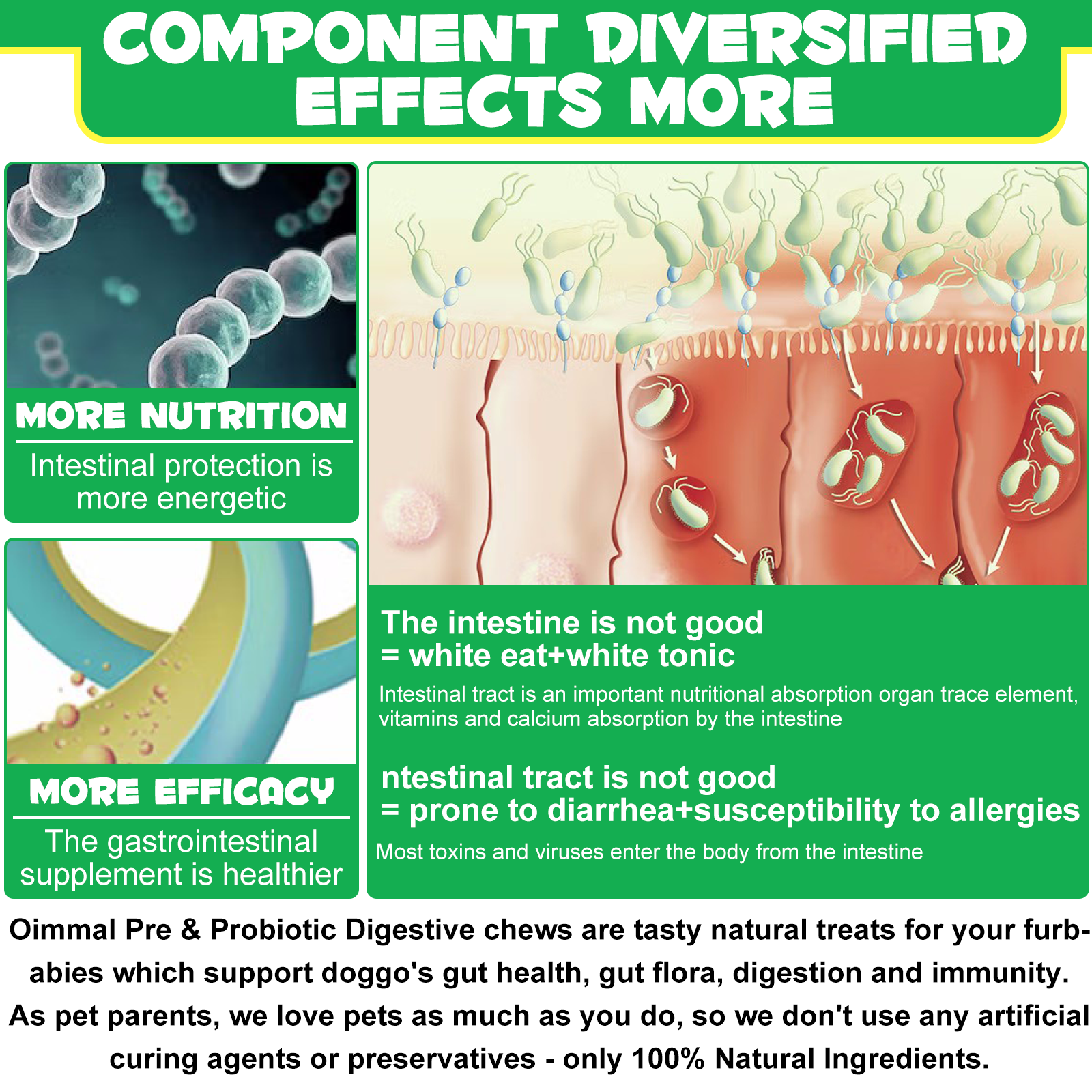 Oimmal Pre & Probiotic Digestive Chews