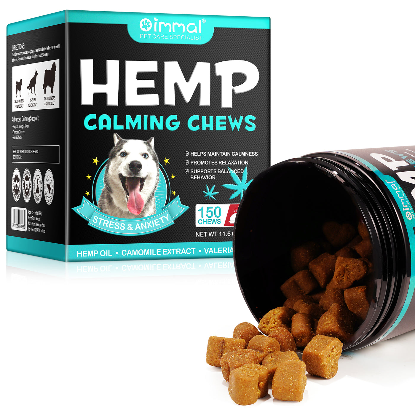 Oimmal Hemp Calming Chews / Peking Duck Flavor