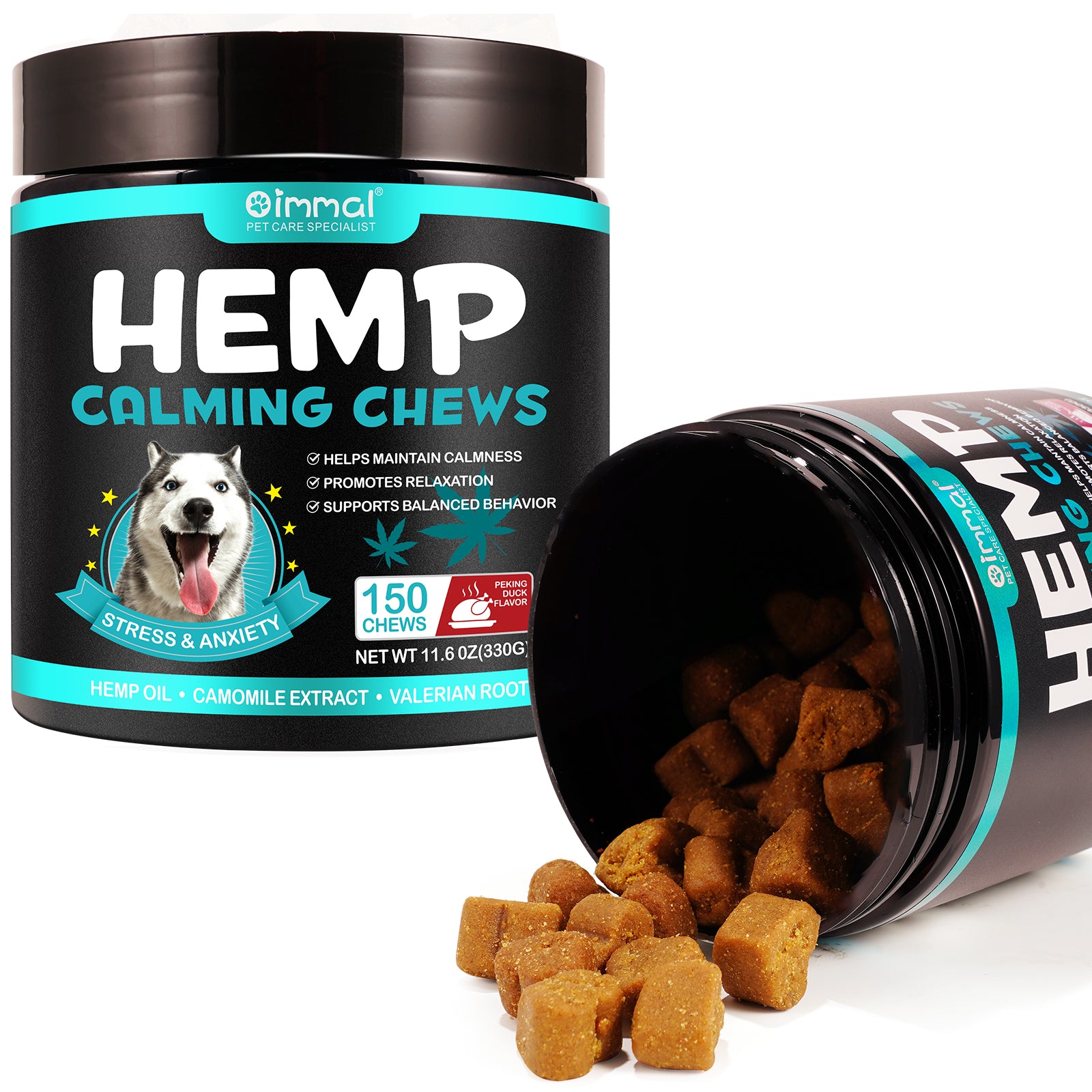 Oimmal Hemp Calming Chews / Peking Duck Flavor