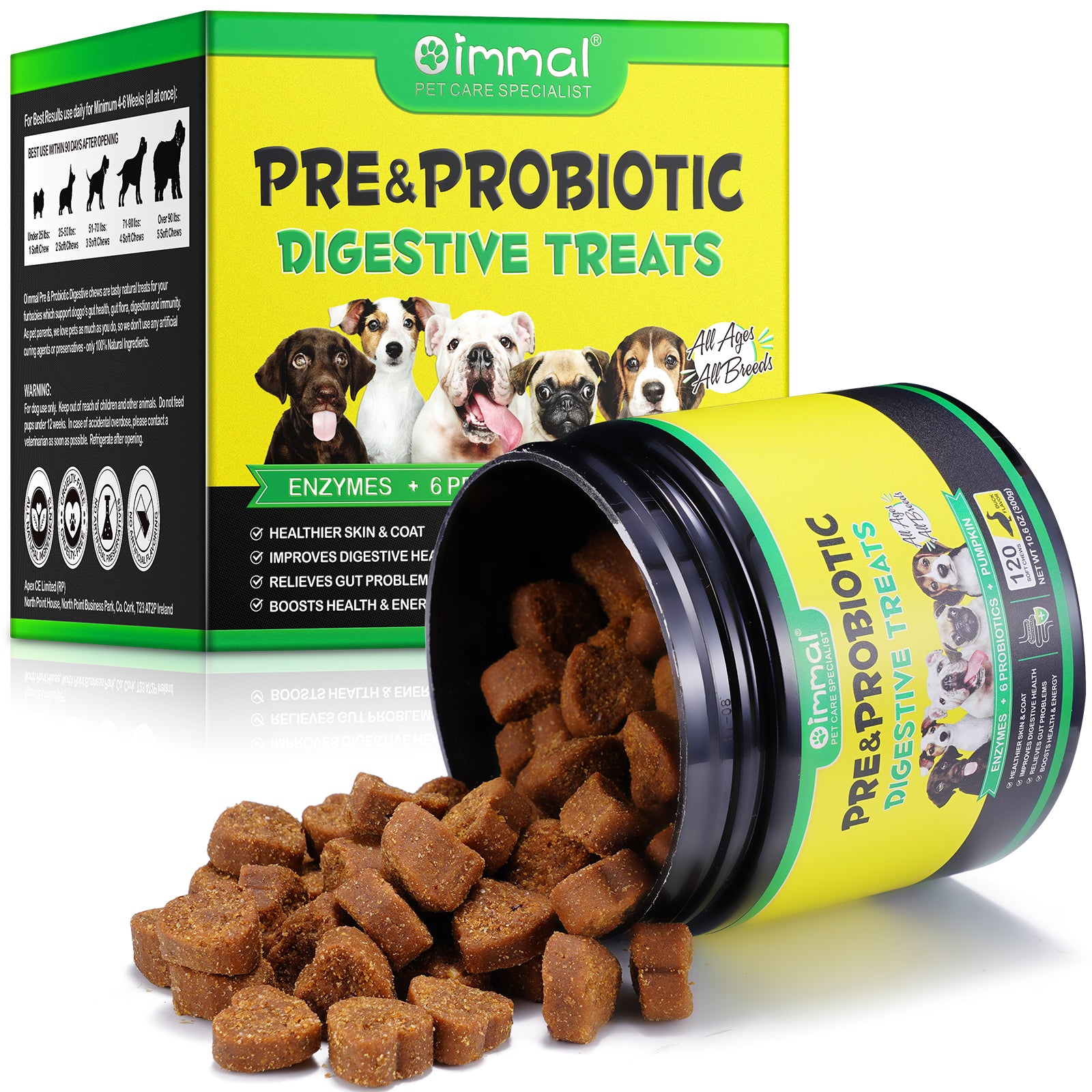 Veddelholzer dog probiotics to support the intestinal flora as a dietary  supplement with natural ingredients perfect dog accessory as a digestive
