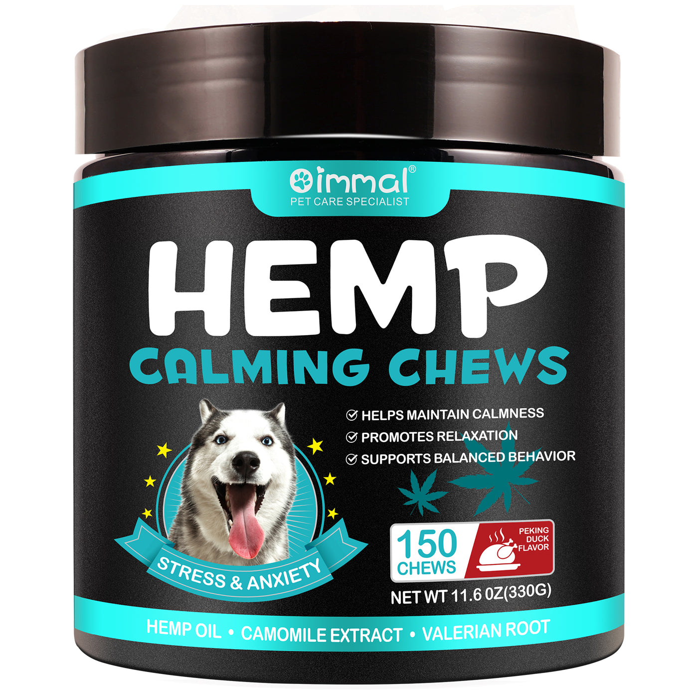 Oimmal Hemp Calming Chews / Peking Duck Flavor