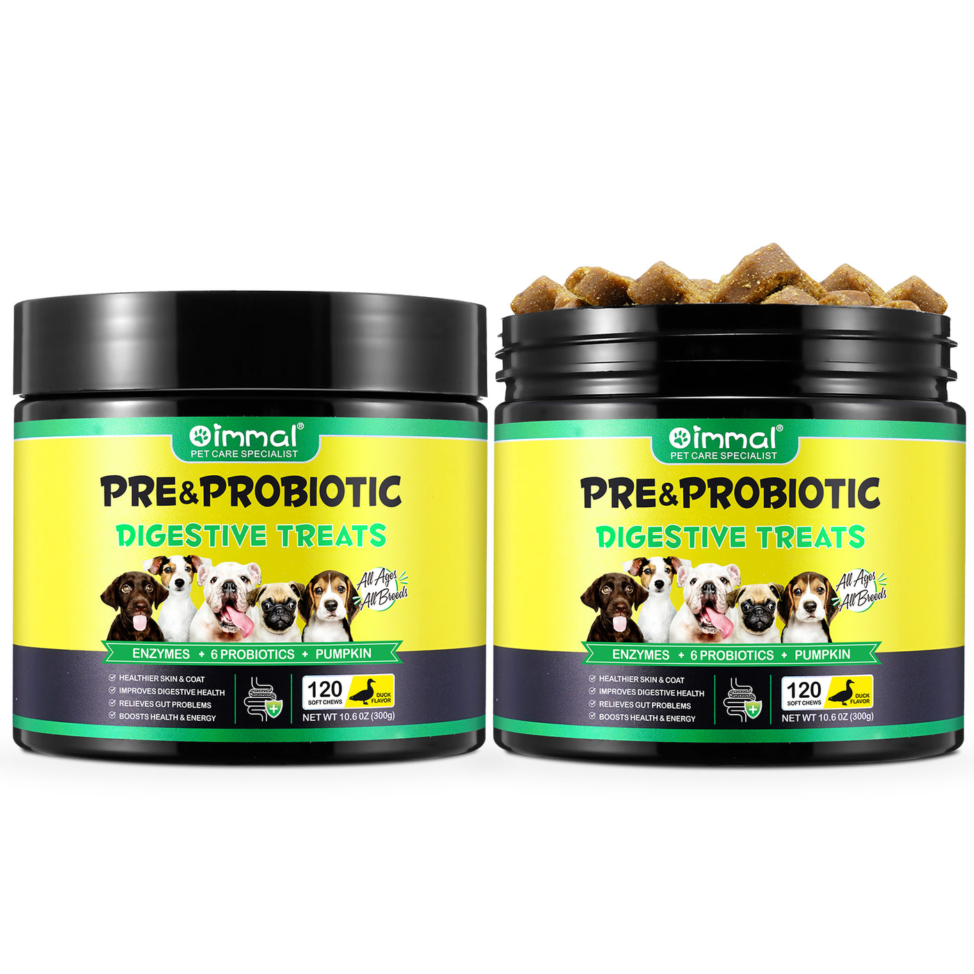 Oimmal Pre & Probiotic Digestive Chews